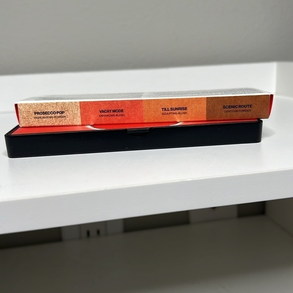 Smashbox Halo Sculpt + Glow Contour Blush Highlighter Palette Coral Saturation - Picture 3 of 7